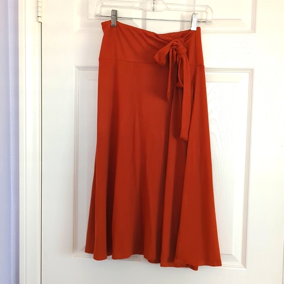 Agnes & Dora Side Sash Skirt Sienna Size S - Picture 1 of 5